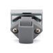 Защіпка-застібка внутрішня вигнута, хром Berhimi BH-07-0901-CH фото 2
